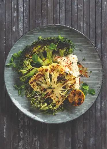 broccoli and cauliflower