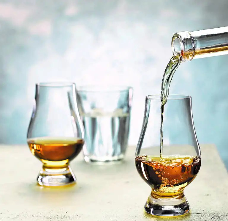 Two whisky glasses