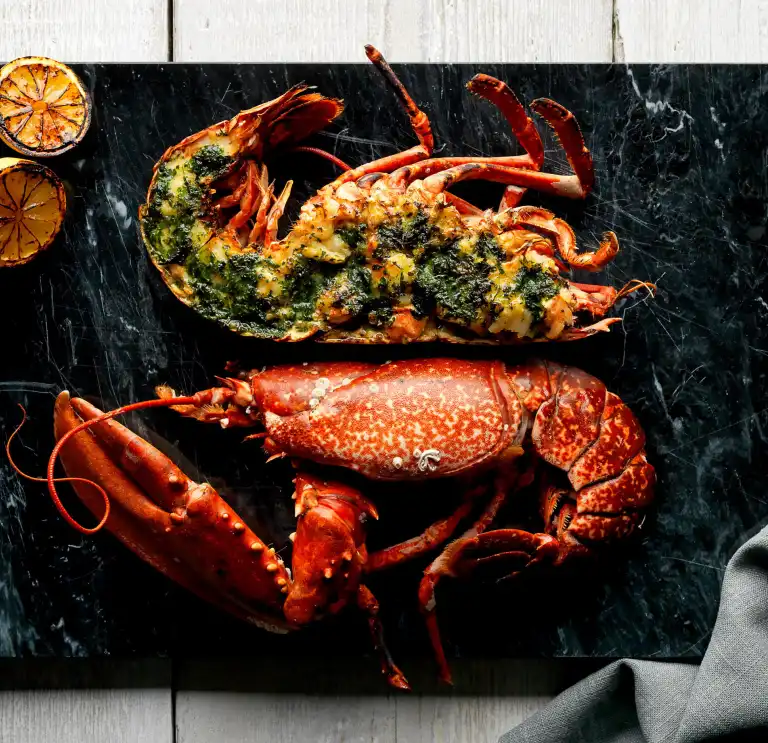cooked lobster