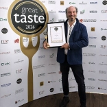 Ivan Wilson receiving his award